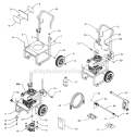Page B Diagram and Parts List for 1430-0  Briggs and Stratton Pressure Washer